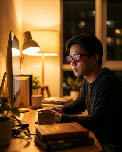 Lucerna glasses lifestyle in use